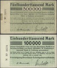 100.000 i 500.000 marek 10.08.1923, 100.000 mare
