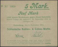 5 marek, ważny od 9.09.1914 do 25.09.1914