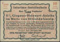 10 fenigów w złocie 1.11.1923