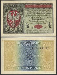 1/2 marki polskiej 9.12.1916, seria B, "...gener
