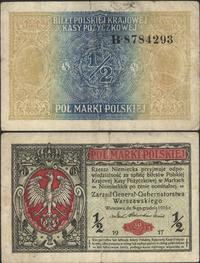 1/2 marki polskiej 9.12.1916, 'Generał...' Seria