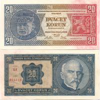 20 koron 1.10.1926, seria Lf, Bajer 21.b