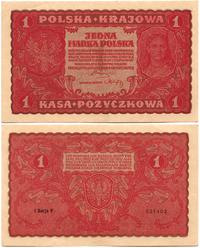 1 marka polska 23.08.1919, I Serja V, Miłczak 23