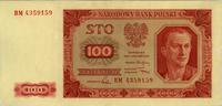 100 złotych 1.07.1948, seria BM, Miłczak 139b