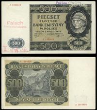 500 złotych 1.03.1940, seria A, fałszerstwo lond