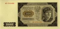 500 złotych 1.07.1948, seria AC, Miłczak 140b