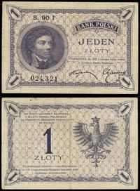 1 złoty 28.02.1919, seria S. 90 I, Miłczak 47b