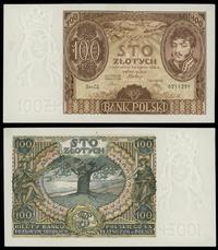 100 złotych 9.11.1934, seria C.S., piękne, Miłcz