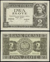 2 złote 26.02.1936, bez oznaczenia serii i numer