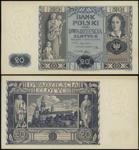 20 złotych 11.11.1936, seria AP, miejscowe lekki