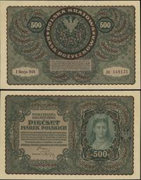 500 marek polskich 23.08.1919, I Serja BH, piękn