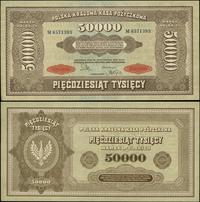 50 000 marek polskich 10.10.1922, seria M, bardz