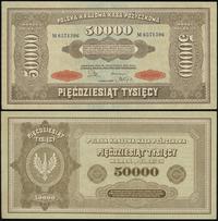 50 000 marek polskich 10.10.1922, seria M, ślad 