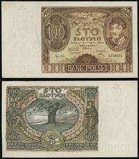 100 złotych 02.06.1932, Ser. AC., znak wodny +X+