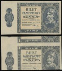 1 złoty 01.10.1938, na stronie odwrotnej przesun