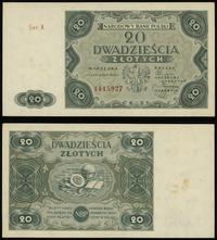 20 złotych 19.07.1947, Ser. A, banknot bez przeg