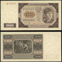 500 złotych 01.07.1948, seria BD, Miłczak 140d