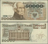 50.000 złotych 1.12.1989, seria E, Miłczak 176a