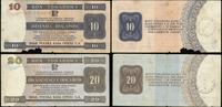 zestaw 10(V) i 20(IV) dolarów 01.10.1979, seria 