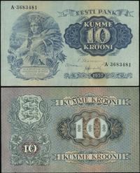 10 koron 1937, seria A, ślad po przełamaniu, nie