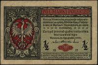 1/2 marki polskiej 09.12.1916, "...jenerał..." S