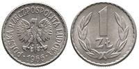 1 złoty  1966, Warszawa, aluminium, rzadkie, pię