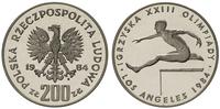 200 złotych 1984, Warszawa, Igrzyska Olimpijskie