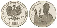 10.000 złotych 1987, Warszawa, Jan Paweł II , sr