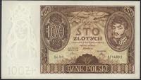 100 złotych 9.11.1934, Ser. BH., znak wodny +X+,