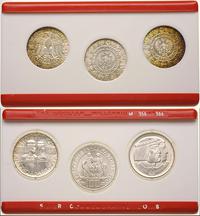 zestaw 3 monet w ozdobnym pudełku 1966, Warszawa