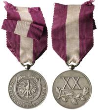 Medal srebrny (XX) Za Długoletnią Służbę, srebro