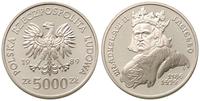 5.000 złotych 1989, Władysław Jagiełło, srebro, 