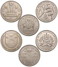 zestaw 3 monet, Kiribati, 5 dolarów 1981, Santa 