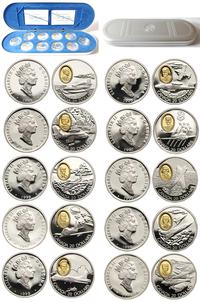 zestaw monet srebrnych, zestaw 10 monet srebrnyc