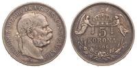 5 koron 1908, Kremnica, srebro '900'  23.94 g, p