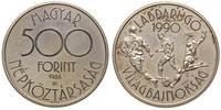 500 forintów 1988, Mś w Piłce Nożnej 1990, srebr