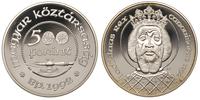 500 forintów 1992, król Ładysław, srebro '900' 2
