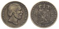 1/2 guldena 1866, srebro '945', patyna
