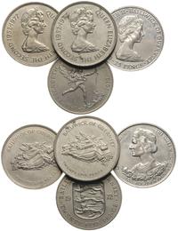4 x 25 pensów 1972, 1977, 1977, 1980, 25. roczni