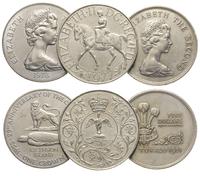 zestaw 3 monet z Elżbietą II, Tuvalu, 5 dolarów 