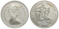 1 dolar 1983, Uniwersjada w Edmonton, srebro '50