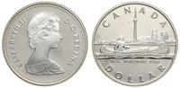 1 dolar 1984, 150-lecie Toronto, srebro '500', s