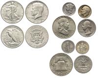 1 cent 1957 1 cent 1945 25 centów 1942 1/2 dolar