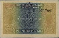 1/2 marki polskiej 9.12.1916, 'Generał', seria B
