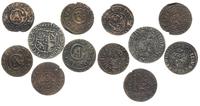 zestaw monet okupacyjnych Elbląga, monety z tytu