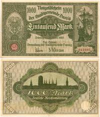 1.000 marek 15.03.1923, lekko przycięte margines