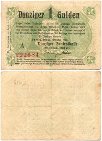 1 gulden 22.10.1923, seria A, Miłczak G26, Ros 8