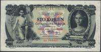 100 koron 1.10.1931, perforacja SPECIMEN bardzo 