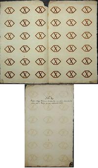 36 x10 groszy emisja 1794 r, arkusz do druku 36 