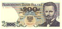 200 złotych 25.05.1976, seria B, Miłczak 147a